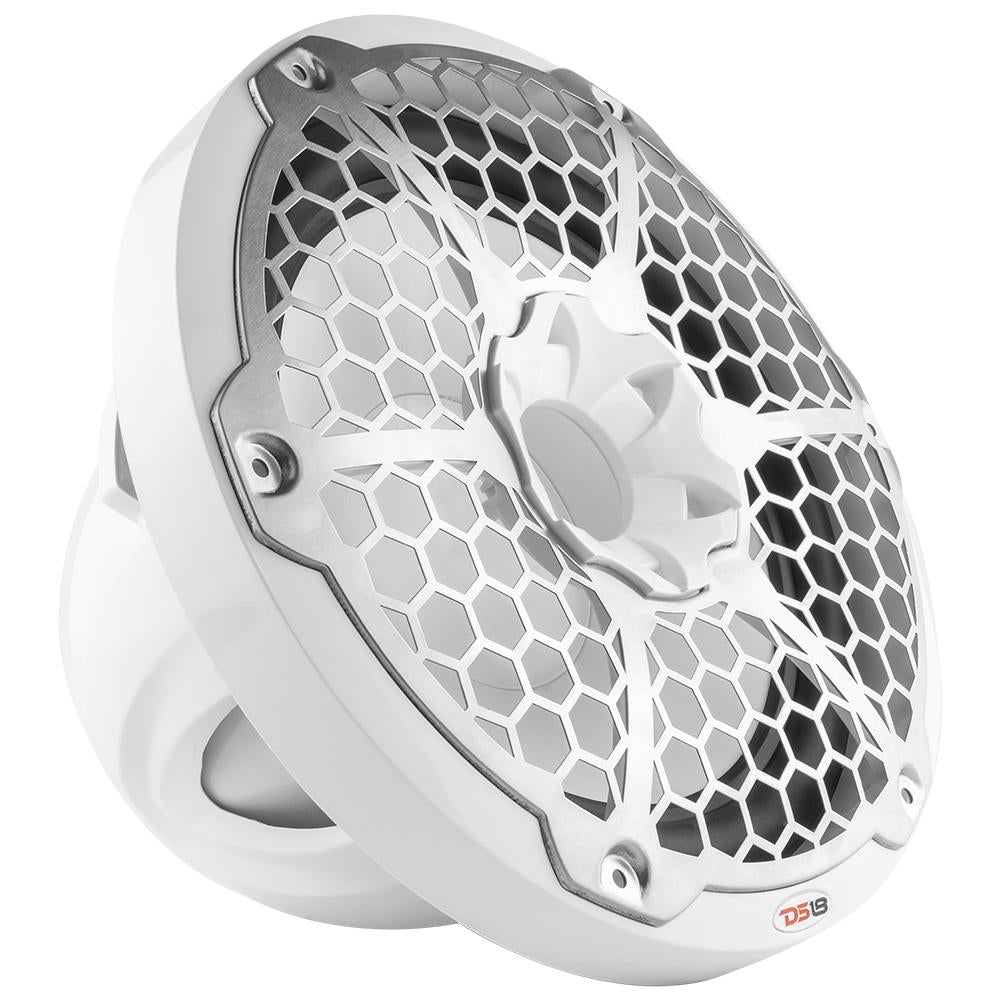 DS18 HYDRO 12 Subwoofer wRGB Lights  700W  White NXL12SUBWH