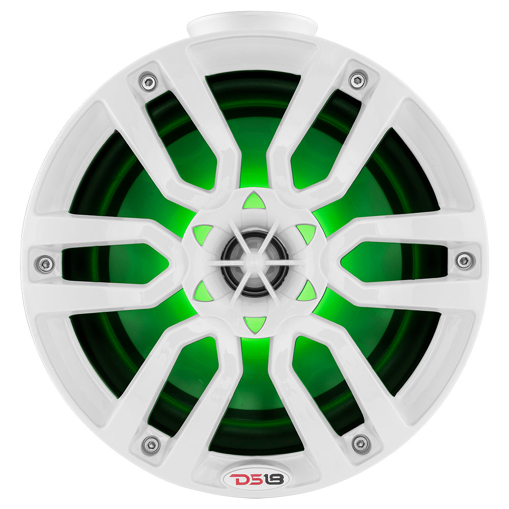 DS18 HYDRO 8 Compact Wakeboard Pod Tower wRGB Light  375W  White NXLPS8W