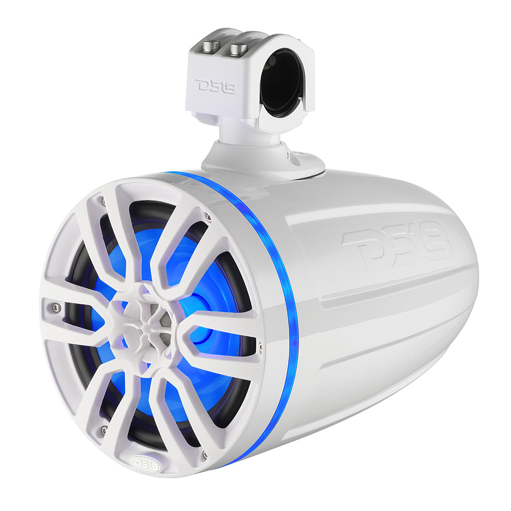 DS18 X Series HYDRO 8 Wakeboard Pod Tower Speaker wRGB LED Light  375W  White NXLX8TPWH