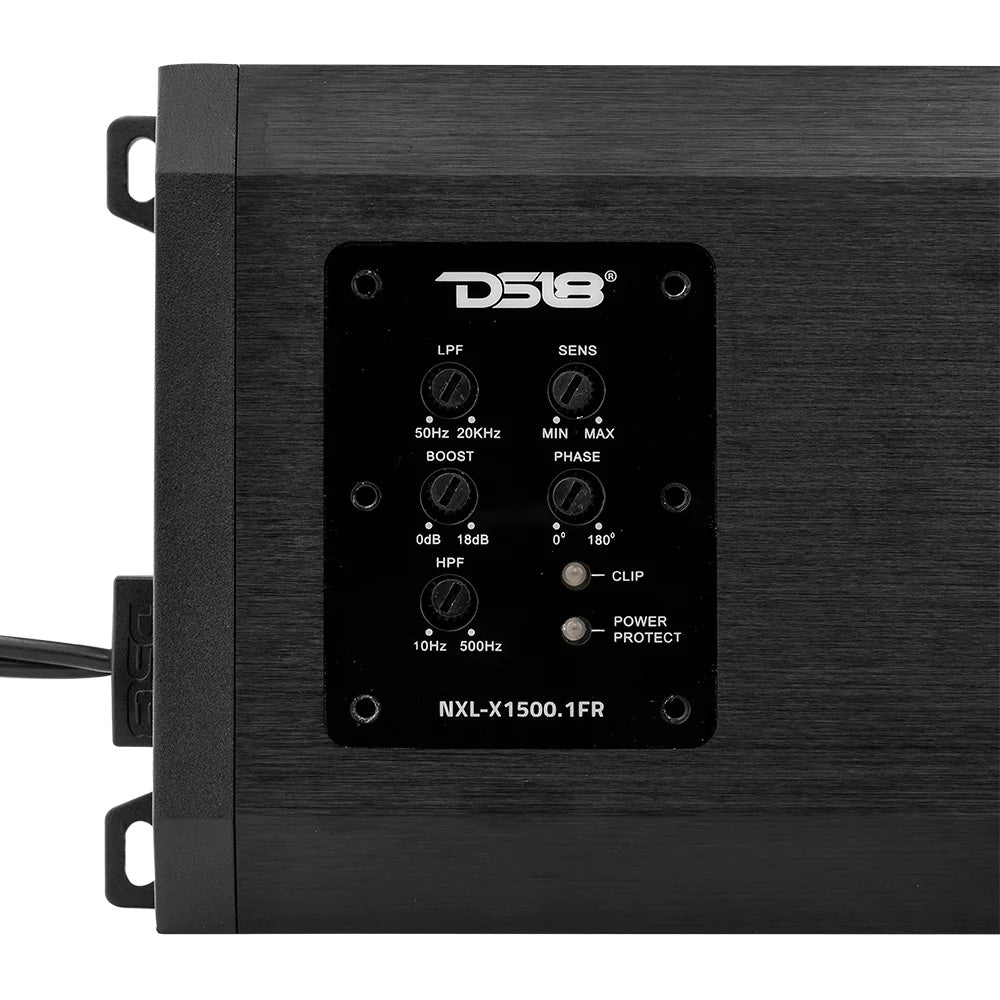 DS18 NXL 1Channel FullRange Class D MarinePowersports Amplifier  1500W RMS 1Ohm NXLX15001FR