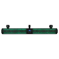 DS18 37 Marine Amplified Sound Bar wBluetooth 1200W w10 Speaker System  RGB LED SB37BTXRGB