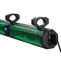 DS18 37 Marine Amplified Sound Bar wBluetooth 1200W w10 Speaker System  RGB LED SB37BTXRGB