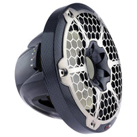 DS18 HYDRO 10 Subwoofer wRGB Lights  600W  Carbon Fiber CF10SUB