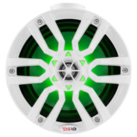 DS18 HYDRO 8 Compact Wakeboard Pod Tower wRGB Light  375W  White NXLPS8W