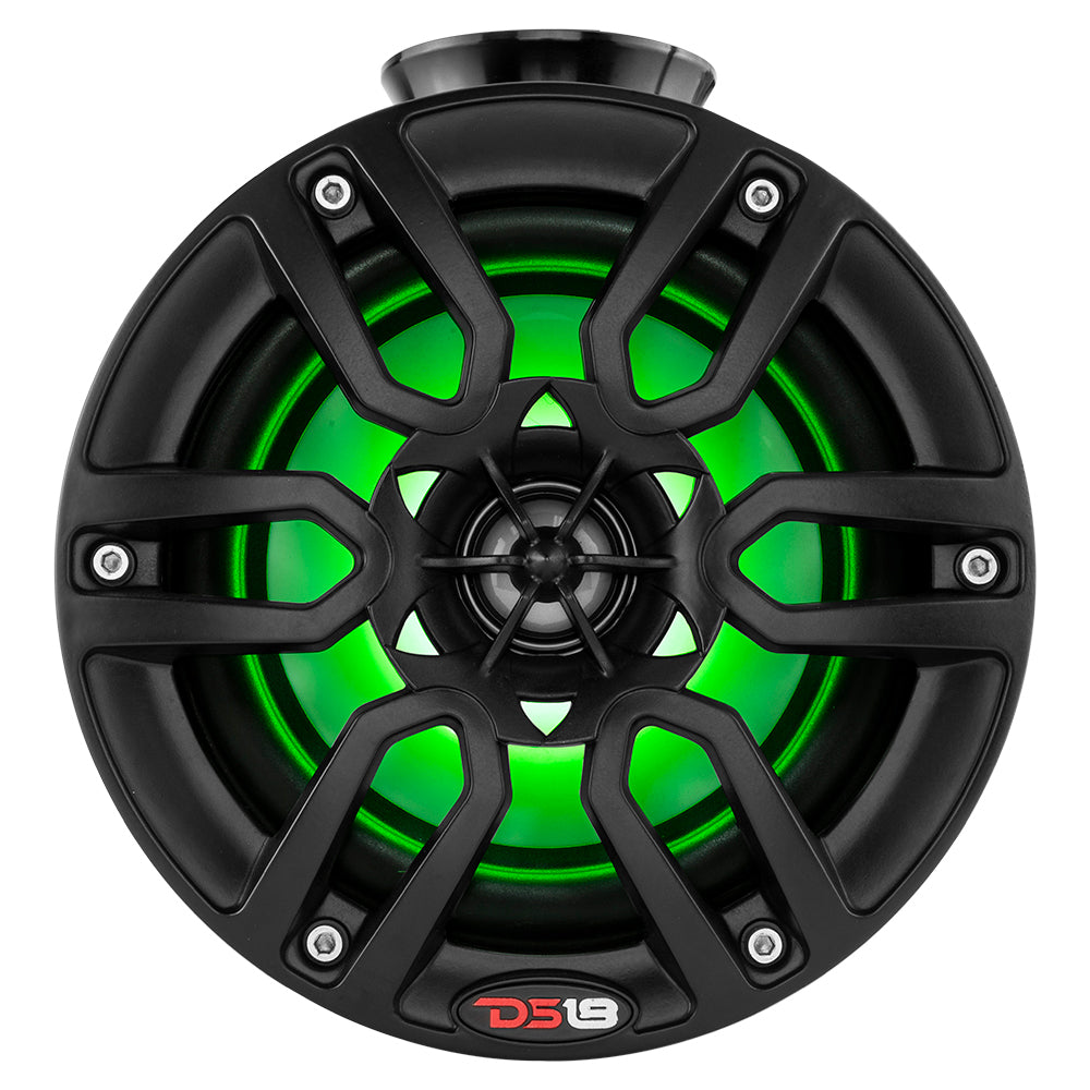 DS18 HYDRO 8 Compact Wakeboard Pod Tower wRGB Light  375W  Black NXLPS8BK