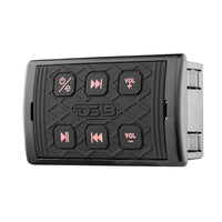 DS18 Marine Waterproof Bluetooth Streaming Audio Receiver Square Controller  fAndroid  iPhone BTRCSQ