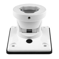 DS18 HYDRO Universal Flat Swivel Mount  White FLMBPSWHV2
