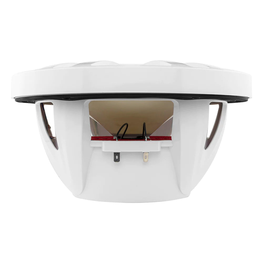 DS18 HYDRO 10 2Way Marine Speakers wBullet Tweeters  Integrated RGB LED Lights  White NXL10WH