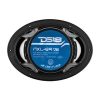 DS18 HYDRO 6 x 9 2Way Marine Speakers wIntegrated RGB LED Lights  375W  Black NXL69BK